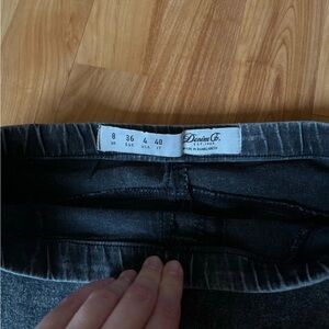Charcoal Grey Mini Skirt